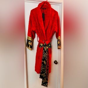 NET Women’s Versace Robe Red (Size S).